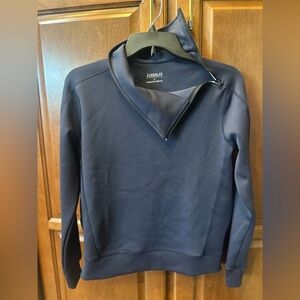 🆕 Acegolf Women’s Navy Zip-Up Top / Sweatshirt. Small. NWT. PLUSH! ☁️ ⛳️ 💙